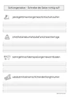 Vorschau - Arbeitsblätter - Satzwerkstatt Winter - Satzanfänge, Schlangensätze & Schreibaufgaben | Klasse 2 - Seite 2