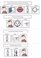 Aperçu - Apprentissages en autonomie - T'choupi chez le docteur - Livre Adapté - Page 2