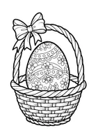 Vorschau - Mal- und Bastelvorlagen - Ostern Ausmalbilder Osterkörbchen – 20 kindgerechte Malvorlagen für Kita & Grundschule - Seite 3