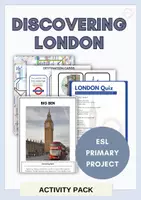 Vista previa - Juegos / Gamificación - London Activity Pack Project.Board Game,Flashcards,roleplay - Portada