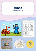 Vorschau - Arbeitsblätter - Mose - Deckblatt