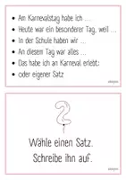 Vorschau - Arbeitsblätter - Karnevalschreibstraße - Schreiben über Karneval - Seite 3