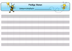 Vorschau - Lehrpläne/Lehrermaterial - Fleißliste für... - Seite 1