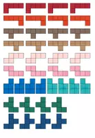Vorschau - Stationenlernen - Förderung Konzentration: Stationsarbeit Pentomino: 14xGegenstände, Problemlösendes Denken, Brain-Gyp, Konzentrationsförderung - Seite 2