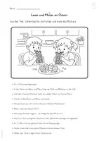Vorschau - Arbeitsblätter - 2) Lesen und Malen an Ostern - differenziertes Lesetraining - editierbare Datei - Seite 3