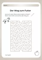 Vorschau - Arbeitsblätter - 11 verschiedene Labyrinth-Vorlagen - Seite 1