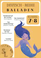 Vorschau - Unterrichtsreihen - Reihe: Balladen (Handstand auf der Loreley, Loreley, Handschuh, Brück' am Tay, Zauberlehrling) - Deckblatt