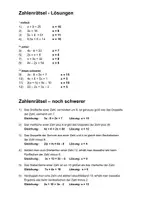 Vorschau - Arbeitsblätter - Aufgabensammlung: Zahlenrätsel mit Gleichungen - Seite 3
