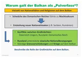Vorschau - Arbeitsblätter - Der Balkan - Pulverfass in Europa - Erster Weltkrieg - Seite 3
