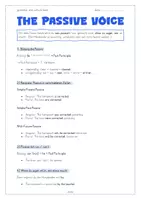 Vorschau - Arbeitsblätter - Passive Voice (Merkblatt, Worksheet, Interactive) - Deckblatt