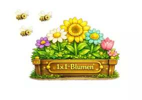 Vorschau - Spiele - 1x1-Blumen zur Freiarbeit mit Lösungen Rechentraining - Seite 2