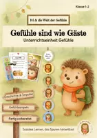 Vorschau - Stundenentwürfe - Gefühle: Geschichte und Gefühlsampel mit Ivi Igel - Deckblatt