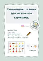 Vorschau - Arbeitsblätter - Materialpaket - Zusammengesetzte Nomen (Kl. 3) - Seite 1