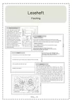 Vorschau - Arbeitsblätter - Leseheft Fasching - Deckblatt
