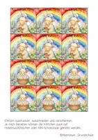 Vorschau - Mal- und Bastelvorlagen - Feriengrüße zu Ostern für die Schafklasse - Seite 1