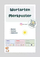 Vorschau - Arbeitsblätter - Materialpaket Wortarten: Nomen, Verben, Adjektive (Klasse 2) - Seite 1