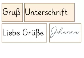 Vorschau - Arbeitsblätter - Aufbau von Briefen Legematerial Tafelmaterial - Seite 3