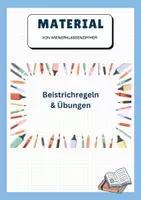 Vorschau - Arbeitsblätter - Beistrichregeln - Deckblatt
