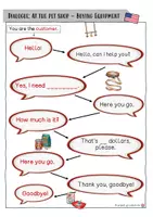 Vorschau - Arbeitsblätter - PETS - AT THE PET SHOP - DIALOGUE - Seite 2