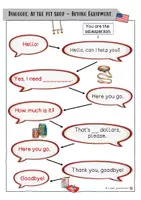 Vorschau - Arbeitsblätter - PETS - AT THE PET SHOP - DIALOGUE - Seite 3