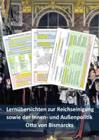 Vorschau - Präsentationen/Tafelbilder - Lernübersicht/Merkzettel: Reichseinigung und Deutsches Kaiserreich - Deckblatt