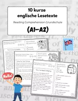 Vorschau - Arbeitsblätter - 10 kurze englische Lesetexte (A1–A2) | Reading Comprehension Grundschule - Deckblatt