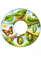 Vorschau - Bildkarten - 3 Legekreise Frühling für Kita & Kindergarten - Seite 2