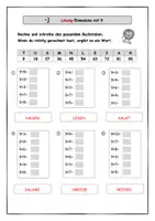Vorschau - Arbeitsblätter - Einmaleins mit 9 - Selbstkontrolle - Seite 3