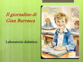 anteprima - Opere didattiche / Libri di testo - Il giornalino di Gian Burrasca: laboratorio didattico. - Pagina di copertina