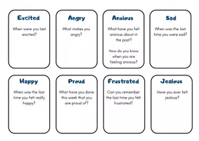 Vorschau - Bildkarten - Emotionen/Gefühle Flash Cards (Emotion Cards) - Seite 2