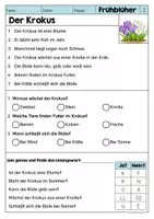 Vorschau - Arbeitsblätter - Lesen & Verstehen - Frühblüher - Leseförderung für Leseanfänger (Klasse 1-2) - Seite 3