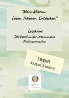 Vorschau - Arbeitsblätter - März-Lesekrimi „Das verschwundene Frühlingserwachen“ - Deckblatt