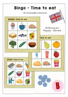Vorschau - Spiele - Bingo Time to eat / Food - Wortschatz Englisch (Playway 3) - Deckblatt