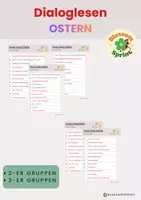 Vorschau - Spiele - Dialoglesen: Ostern - Deckblatt