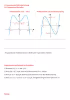 Vorschau - Stundenentwürfe - Tafelbilder_Anwendung der Differentialrechnung_SekII JGST11 - Deckblatt
