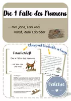 Vorschau - Arbeitsblätter - Forscherheft: 4 Fälle des Nomens (3./4. Klasse) - Deckblatt
