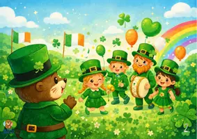 Aperçu - Affichage - Otto fête la Saint-Patrick - Kamishibai à imprimer en PDF. - Page 2