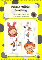 Vorschau - Spiele - Puzzle-Würfel Fasching - 4 Teile ergeben ein Gesicht - Deckblatt