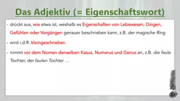 Vorschau - Stundenentwürfe - Das Adjektiv und seine Merkmale (Deutsch, Klasse 5/6) - Seite 2