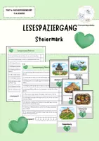 Vorschau - Arbeitsblätter - Steiermark-Lesespaziergang - Deckblatt