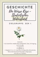 Vorschau - Arbeitsblätter - Die Weiße Rose – Flugblatt V & VI analysieren (Widerstand im NS-Staat, Quellenarbeit) - Deckblatt