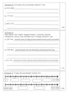 Vorschau - Test - Klassenarbeit Zahlenraum 1000000 I Million & Wiederholung Klasse 3 I Lernzielkontrolle - Seite 2