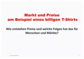Vorschau - Arbeitsblätter - Markt und Preise - Wie entstehen Preise - Wirtschaft - Seite 1