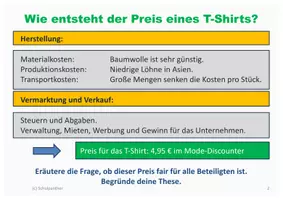 Vorschau - Arbeitsblätter - Markt und Preise - Wie entstehen Preise - Wirtschaft - Seite 2