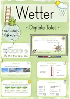 Vorschau - Arbeitsblätter - Thema Wetter – Sachunterricht Klasse 3 – Komplettpaket mit Arbeitsblättern und Tafelmaterial digital - Seite 1