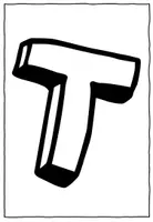 Vorschau - Mal- und Bastelvorlagen - Buchstabe T - Alphabetisierung - Bildkarten - Anlaut - Seite 2