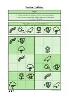 Vorschau - Arbeitsblätter - Sudoku 6x6: Frühling - Logisches Denken fördern! - Seite 2