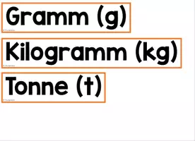 Vorschau - Präsentationen/Tafelbilder - Reihentransparenz und Aushang: Gewichte - Seite 2