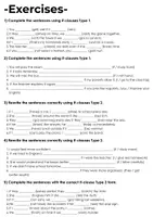 Vorschau - Arbeitsblätter - If-Clauses / Konditionalsätze (Merkblatt / Übungen / Lösungen) - Seite 2