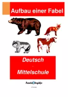 Vorschau - Unterrichtsreihen - Aufbau und Inhalt einer Fabel - Deckblatt